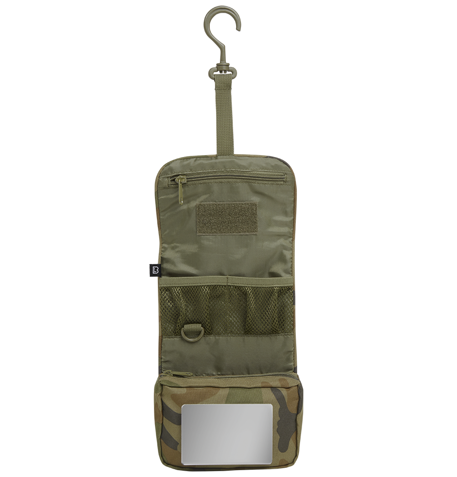 Trousse de toilette Brandit Medium dépliante miroir amovible 13 x 16 x 5 cm 134 g
