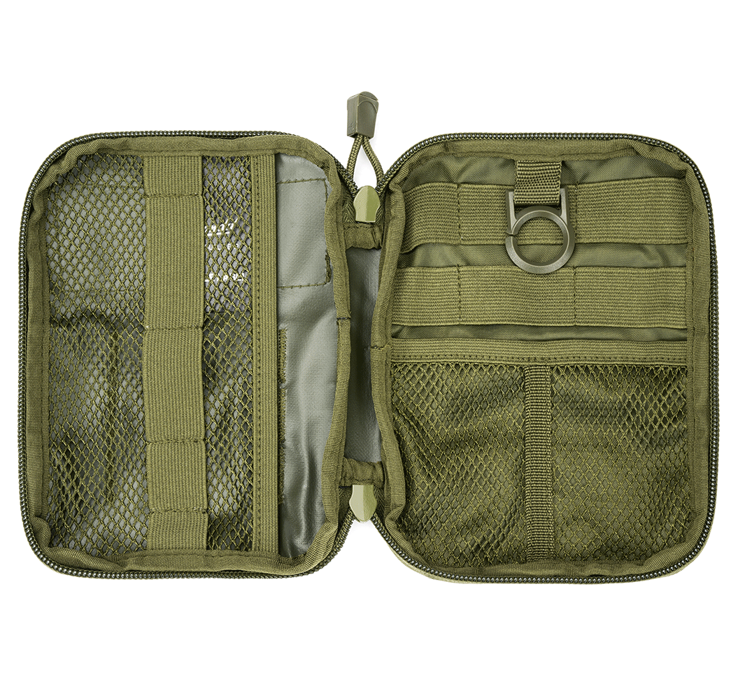 Pochette Brandit EDC Knife Bag polyester 600D 380 g/m² sangles élastiques 12 x 8 x 2 cm