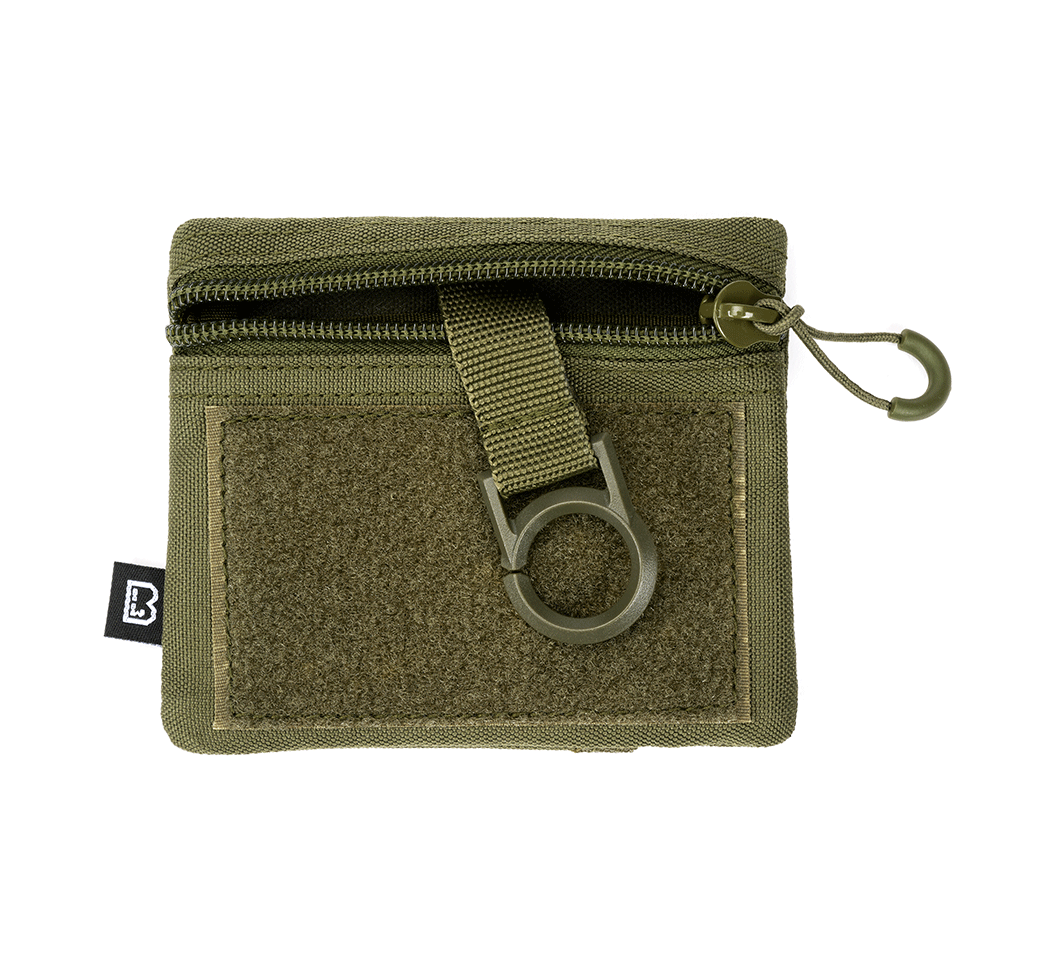 Pochette Brandit Mini EDC polyester 600D anneau porte-clés intégré 12 x 10 cm 32 g