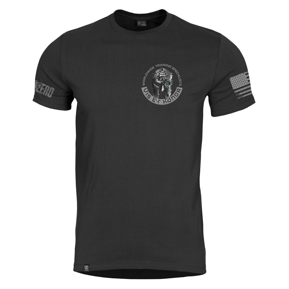 T-shirt Pentagon Ageron Vis et Honor coton 190 g/m² coupe tactique ample