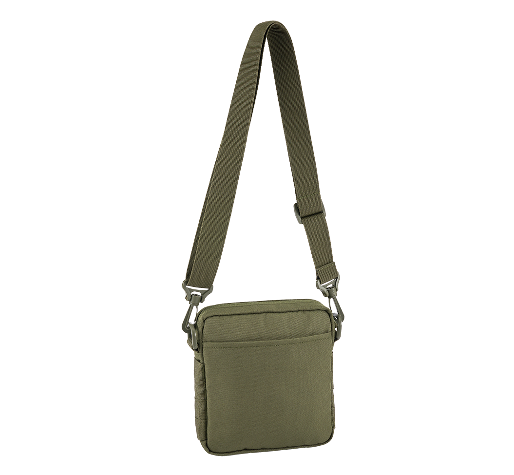 Sacoche Brandit City polyester 600D bandoulière détachable MOLLE 18 x 19 x 4 cm