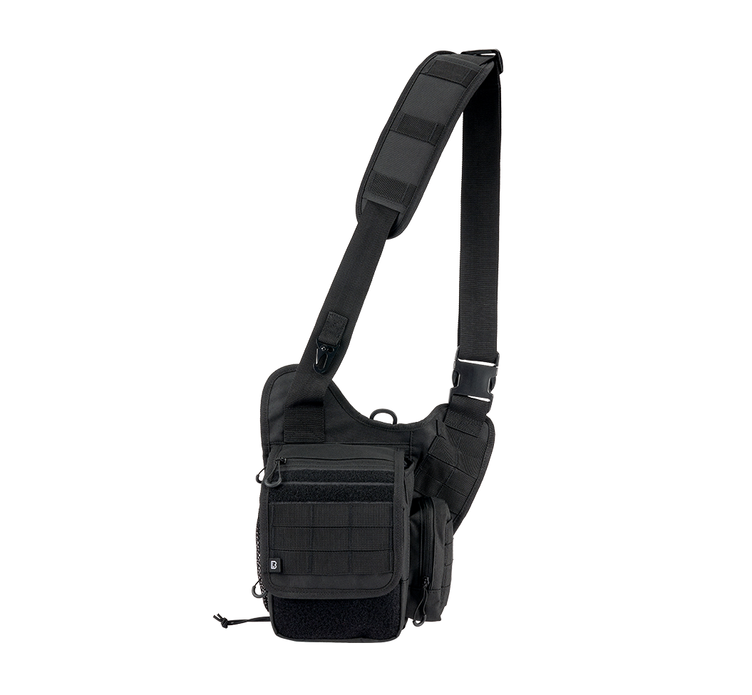 Sacoche Brandit Travel Side polyester 600D bandoulière matelassée poche tablette