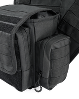 Sacoche Brandit Travel Side polyester 600D bandoulière matelassée poche tablette
