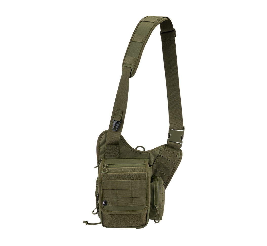 Sacoche Brandit Travel Side polyester 600D bandoulière matelassée poche tablette