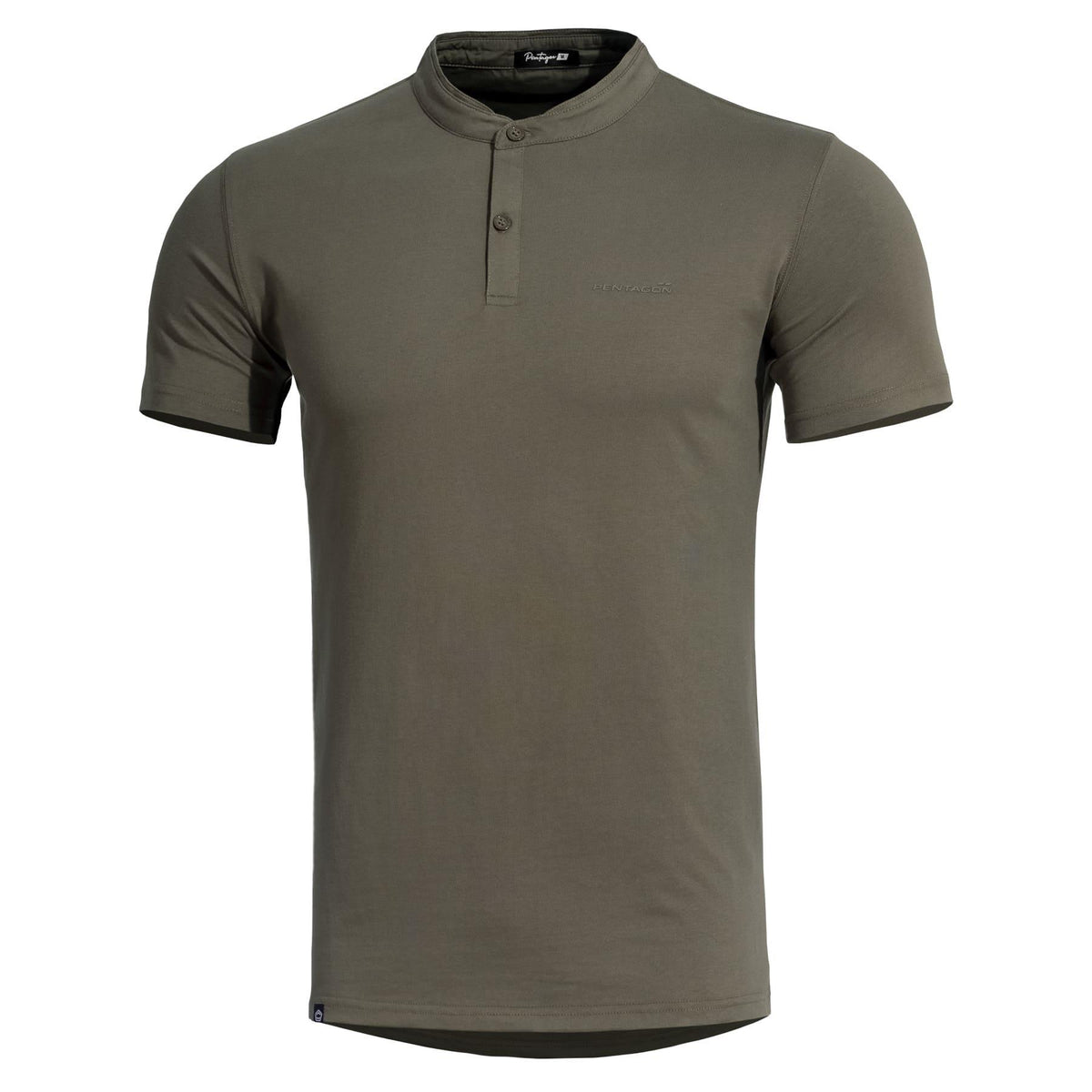 T-shirt col mandarin Pentagon Romeo 2.0 coton 190 g/m² OEKO-TEX 100