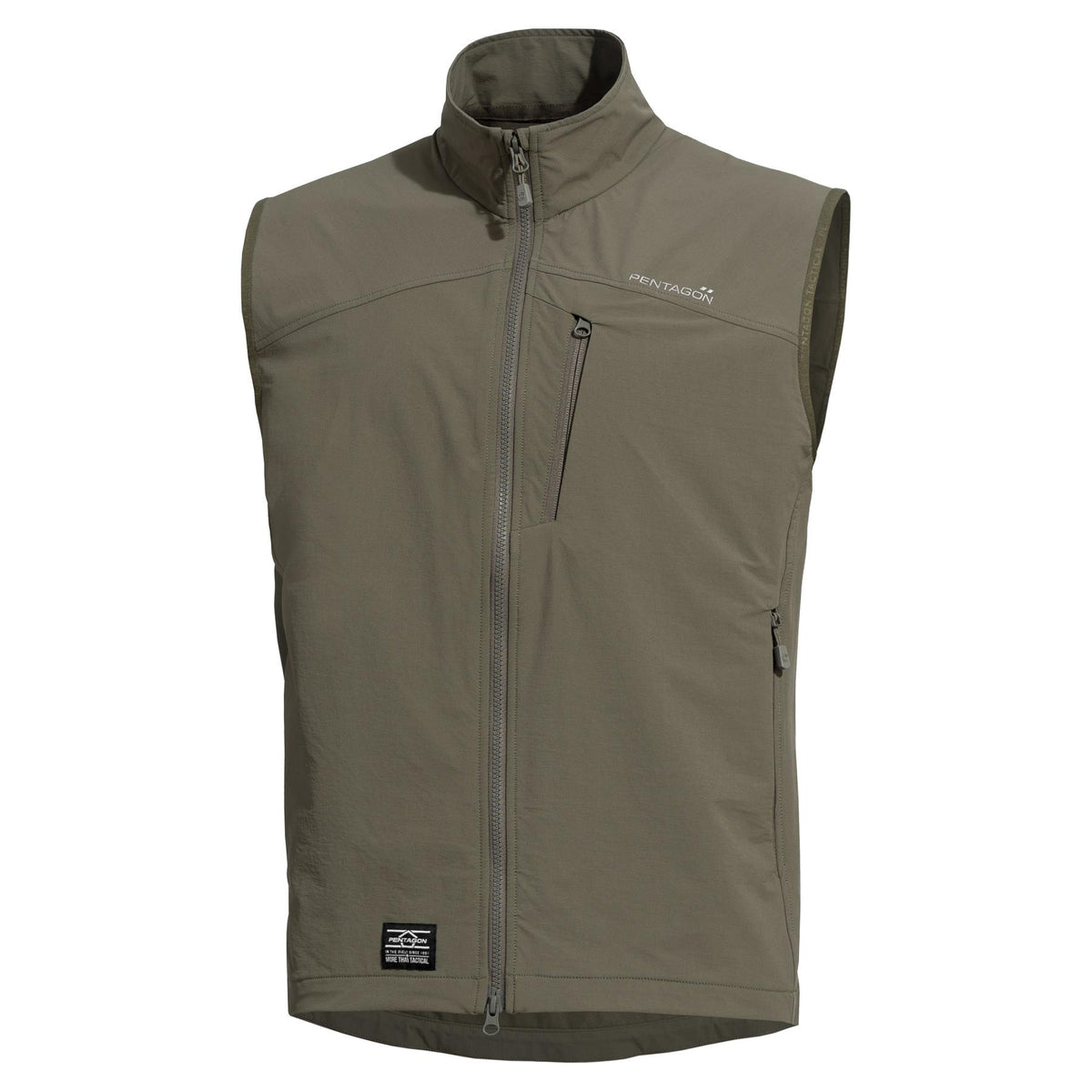 Gilet softshell Pentagon Elite en nylon élasthanne extensible quatre sens DWR grade 4