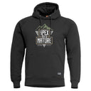 Sweat à capuche Pentagon Phaeton Apex of Nature coton-polyester poches laser