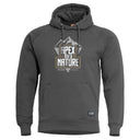 Sweat à capuche Pentagon Phaeton Apex of Nature coton-polyester poches laser