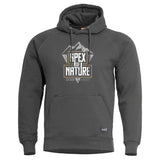 Sweat à capuche Pentagon Phaeton Apex of Nature coton-polyester poches laser