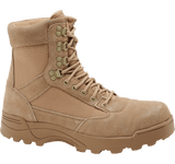 Chaussures tactiques Brandit 9 œillets cuir et nylon isolation Thinsulate tige montante