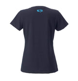 T-shirt Haix Shirt Flame coupe féminine 100 % coton col rond imprimé sur le devant
