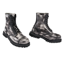 Bottes Brandit Rub Off Phantom 10 œillets cuir patiné coque d'acier pointures britanniques