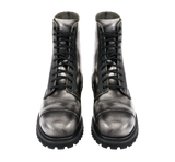 Bottes Brandit Rub Off Phantom 10 œillets cuir patiné coque d'acier pointures britanniques