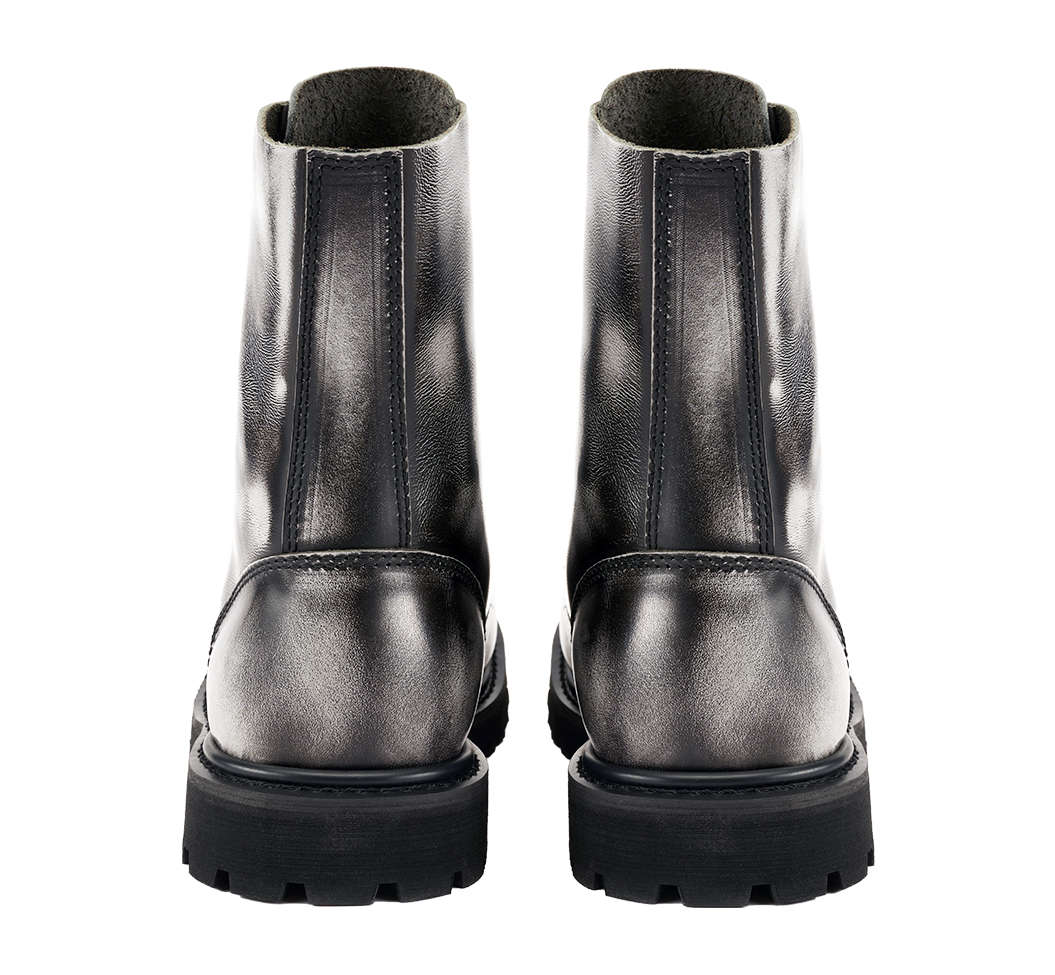 Bottes Brandit Rub Off Phantom 10 œillets cuir patiné coque d'acier pointures britanniques