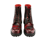 Bottes Brandit Rub Off Phantom 10 œillets cuir patiné coque d'acier pointures britanniques