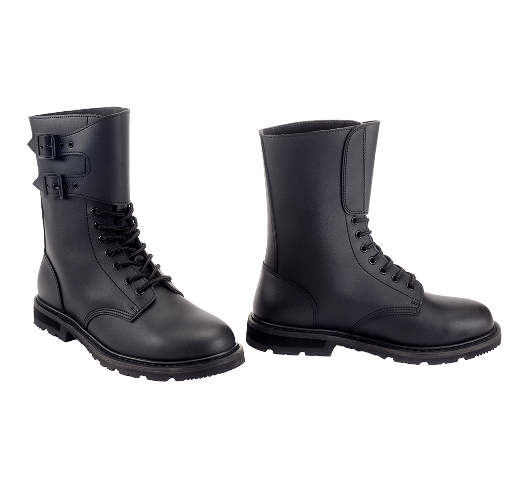Rangers Brandit French Combat cuir 7 œillets guêtre cousue double boucle première EVA