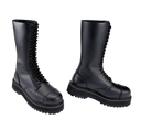 Bottes Brandit Plateau Phantom 20 œillets cuir semelle plateforme cousue coque d'acier
