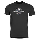 T-shirt imprimé Pentagon Ageron Lone Wolf en coton ring-spun 190 g/m²