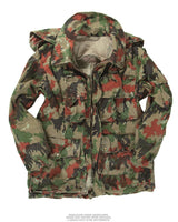 Veste de combat suisse M70 en pur coton à quatre poches, surplus d'occasion