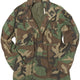 Veste de combat M65 type américain en coton-nylon doublée, surplus d'occasion