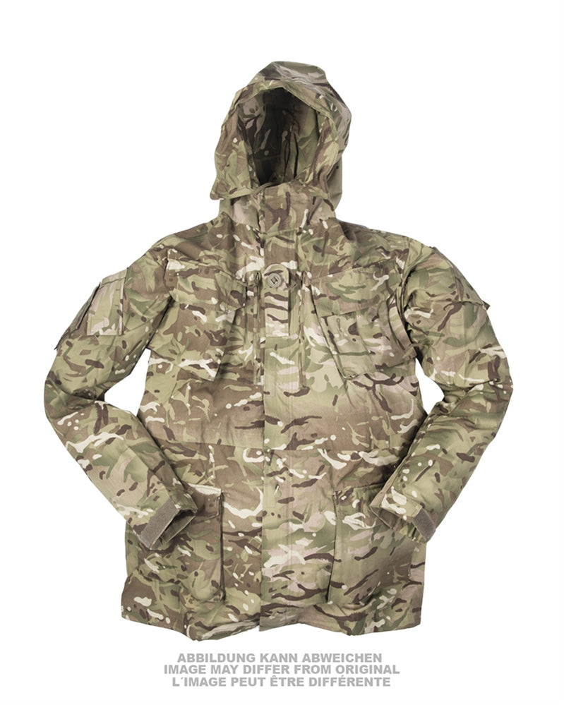 Smock britannique en coton-polyester, veste de surplus militaire d'occasion