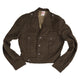 Blouson court type Ike de l'armée française en drap de laine, petites tailles
