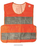 Gilet de signalisation Bundeswehr pour véhicule en polyester, stock ancien