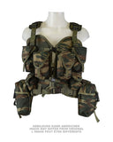 Ensemble de portage grec en huit pièces avec claie et ceinturon, stock ancien