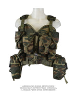 Ensemble de portage grec en huit pièces avec claie et ceinturon, stock ancien