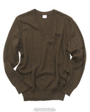 Pull à col V de l'armée tchèque modèle M85, stock ancien jamais distribué