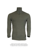 Chemise en tricot F1 de l'armée française à fermeture à glissière, occasion