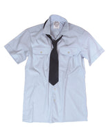 Chemise de service Bundeswehr à manches courtes en coton-polyester, occasion