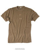 T-shirt tropical Bundeswehr en coton-polyamide à écussons de nationalité, occasion