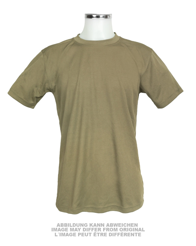 T-shirt technique Coolmax de l'armée britannique, plusieurs coloris, occasion