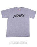 T-shirt Soffe de dotation type US en polyester-coton imprimé, stock ancien