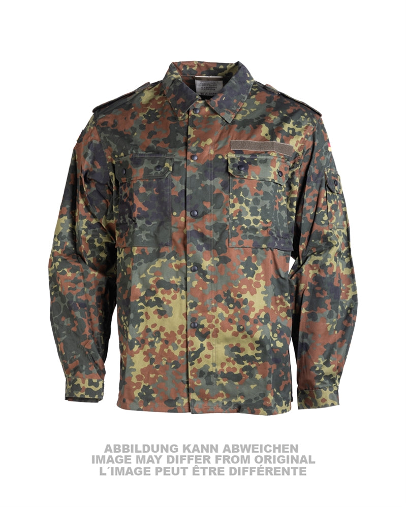 Veste de combat Bundeswehr en coton-polyester, surplus de dotation d'occasion
