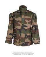 Veste de combat T4 de l'armée française en pur coton, surplus usagé