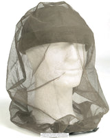 Moustiquaire de tête de la Bundeswehr en polyester, surplus d'occasion