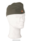 Calot d'officier est-allemand en laine et polyester, stock ancien neuf