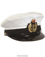 Casquette à visière de la marine allemande, surplus militaire d'occasion