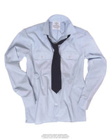 Cravate des forces terrestres allemandes en polyester, surplus d'occasion