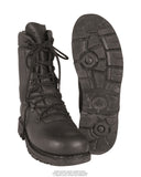 Chaussures de combat de l'ancien modèle Bundeswehr en cuir, semelle caoutchouc