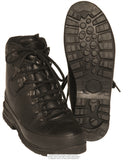 Chaussures de montagne doublées de la Bundeswehr en cuir, semelle caoutchouc