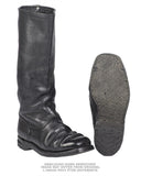 Bottes à tige en cuir de l'armée polonaise, dotation de troupe d'occasion