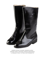 Bottes à tige féminines est-allemandes à semelle caoutchouc, surplus d'occasion