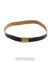 Ceinture de pantalon en cuir de la marine allemande, surplus d'occasion