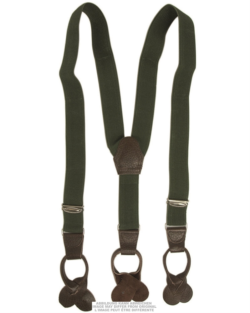 Bretelles de pantalon modèle M60 de l'armée tchécoslovaque, occasion