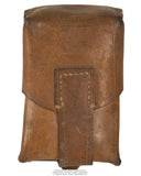 Porte-cartouches en cuir à un compartiment pour fusil Mauser, occasion