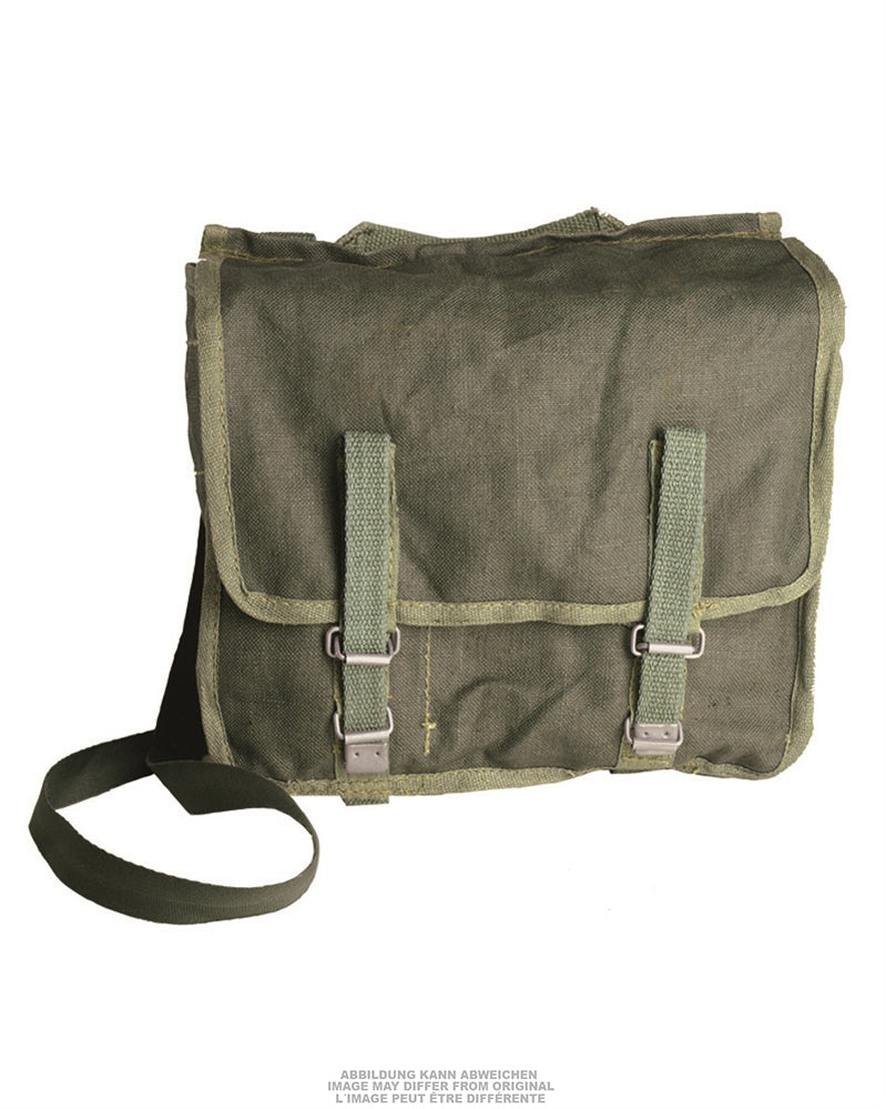 Musette de l'armée polonaise avec bandoulière, stock ancien jamais distribué