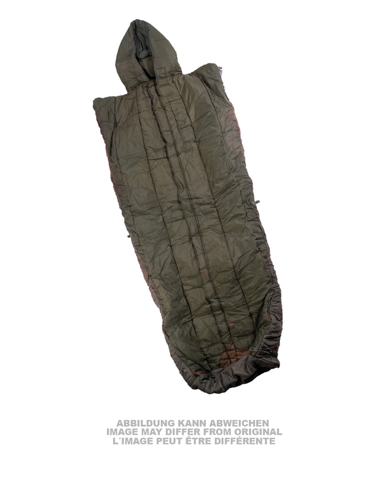 Sac de couchage sarcophage de l'armée grecque en nylon garni de polyester